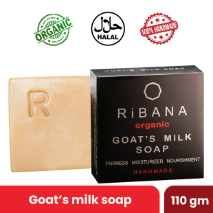 RiBANA Organic Goat's Milk Soap - 110gm